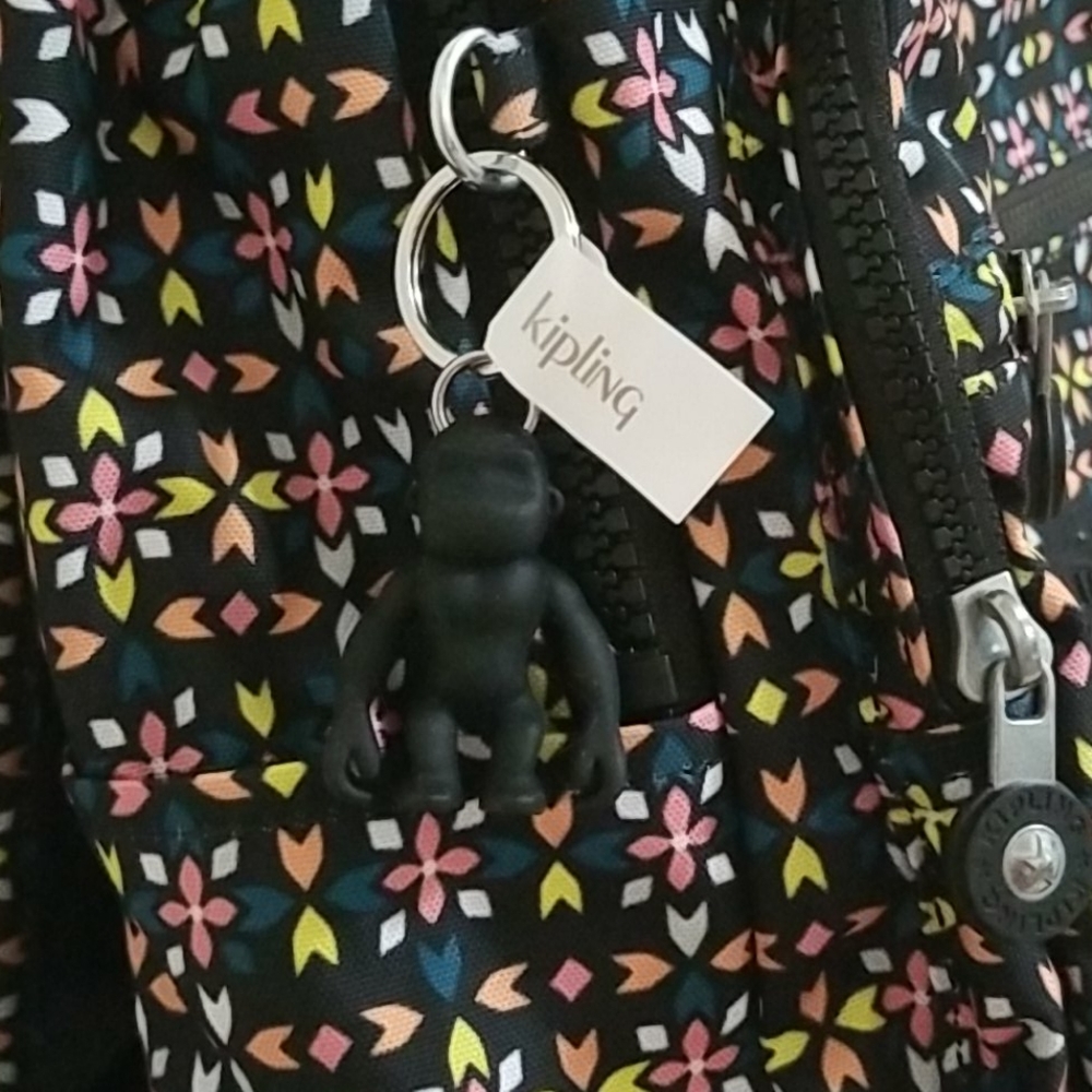 Kipling Seoul Go Small Backpack Floral Mozzaik - Picture 9 of 15